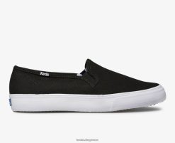 γυναίκες Keds διώροφο καμβάς σε sneaker μαύρος 006DX1