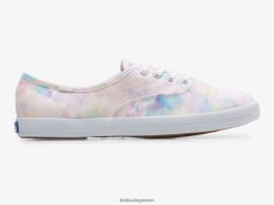 γυναίκες Keds πρωταθλητής αφηρημένη στάμπα πάνινα παπούτσια ροζ 006DX159