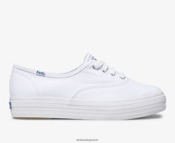 γυναίκες Keds τριπλό sneaker άσπρο 006DX133