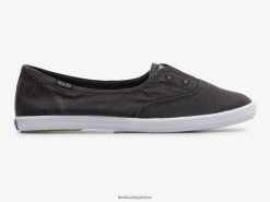 γυναίκες Keds Chillax mini twill slip on sneaker μαύρος 006DX36
