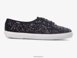 γυναίκες Keds sneaker γιορτής πρωταθλήματος παγιέτες μαύρος 006DX187