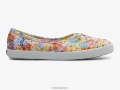 γυναίκες Keds x Rifle Paper Co. το mini margaux slip on sneaker λευκό πολυ 006DX19