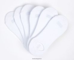 μεγάλο παιδί Keds 6 pk βασική επένδυση υπογραφής άσπρο 006DX252